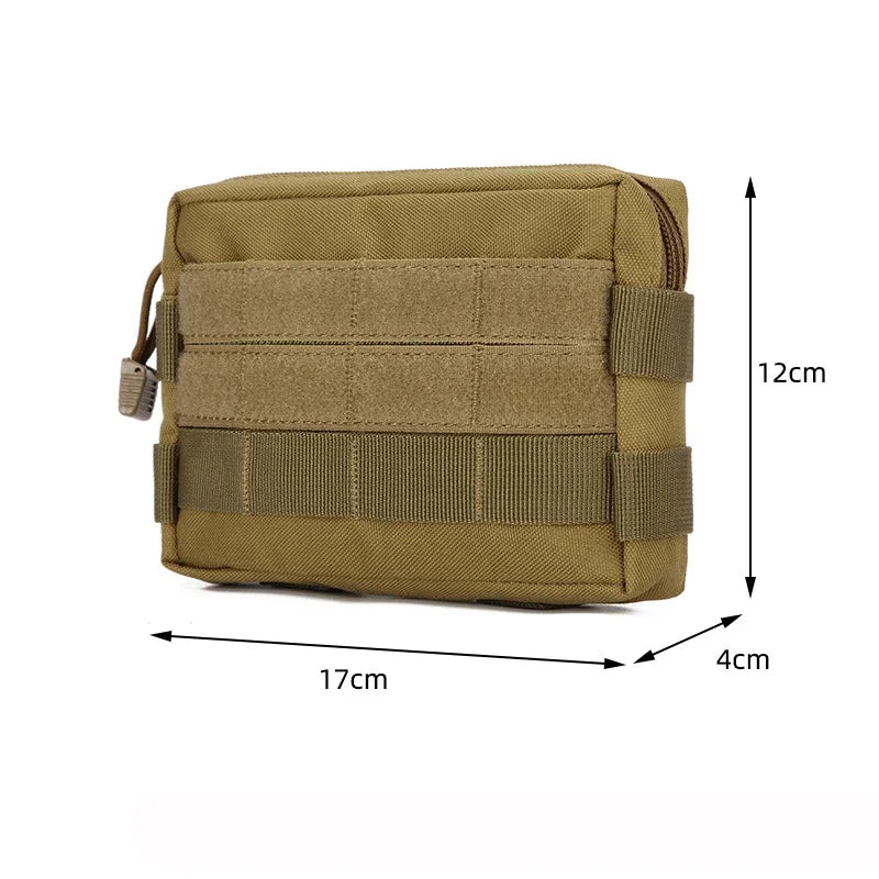 Tactical Waist Bag Molle Pouch for Outdoor Camping, Hunting, EDC Gear, and Phone Storage