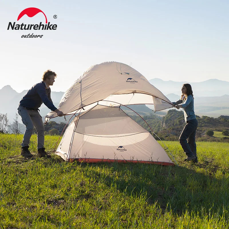 Naturehike Cloud Up Series - Lightweight, All-Season Camping Tents for 1-3 People