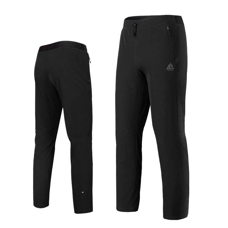 AONIJIE FM5140 Men’s Sports Pants | Breathable Semi-Elastic Waist Trousers for Running & Gym