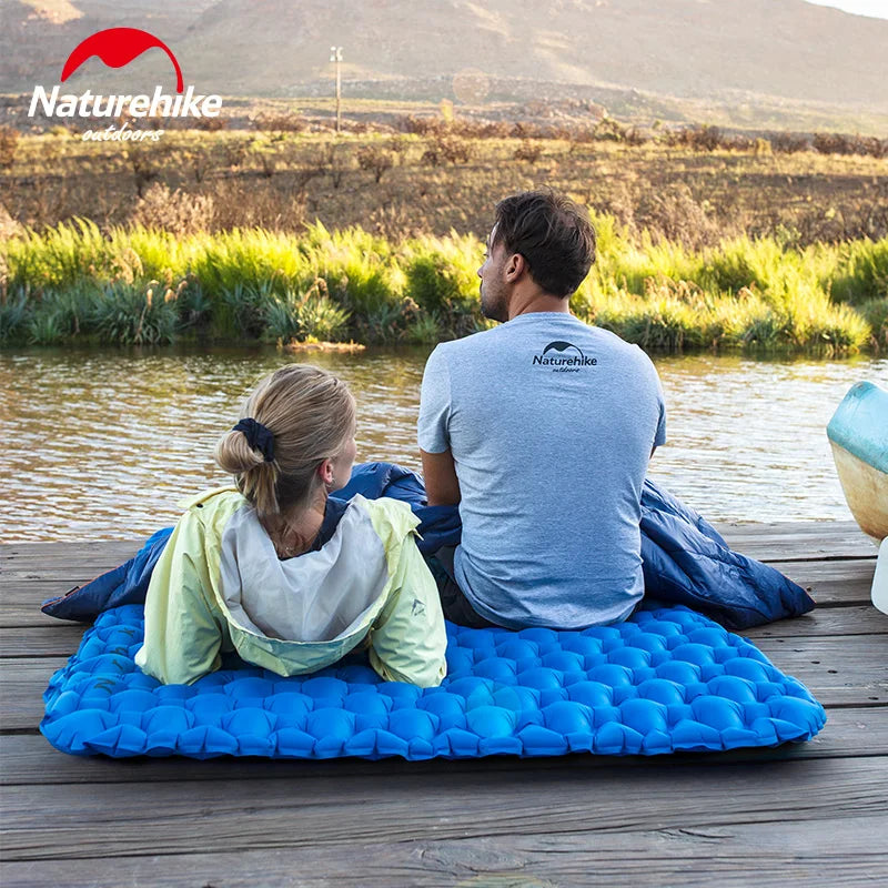 Naturehike 2-Person Inflatable Ultralight Camping Mattress with Fill Air Bag