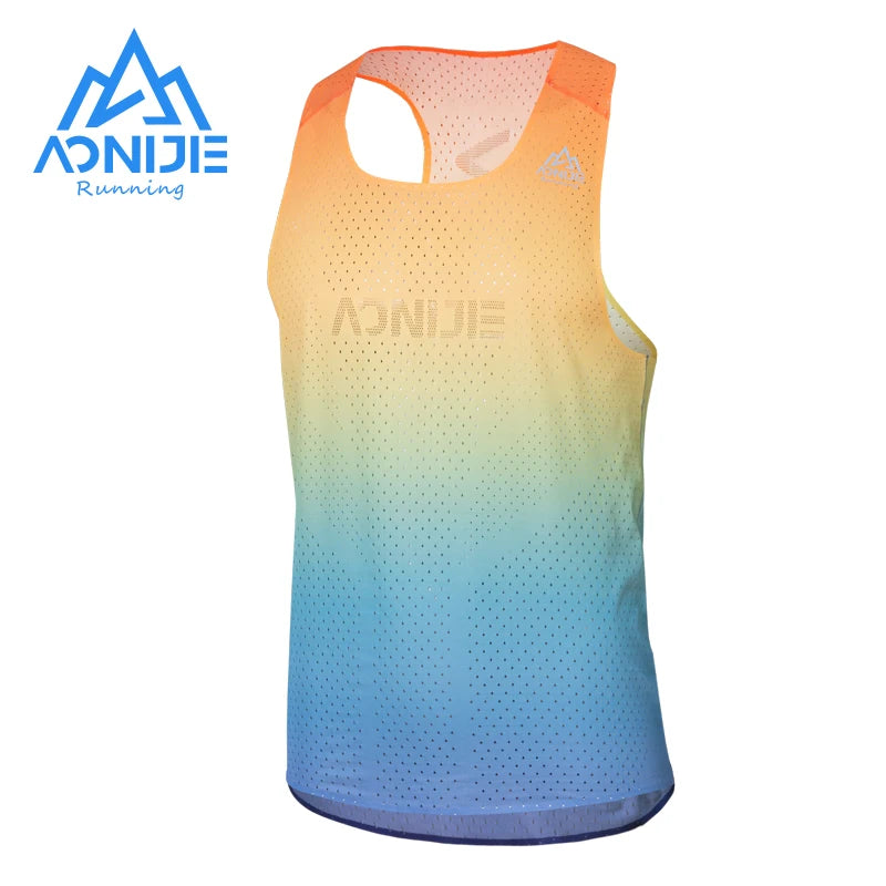 AONIJIE FM5155 Men's Ultra-Light Quick Dry Running Vest | Sleeveless for Marathon & Cross-Country