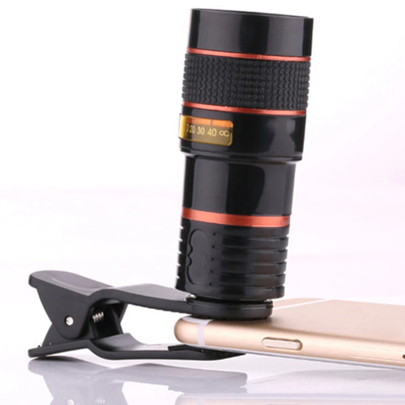 8x 12X 20X Long Focus Mobile Phone Lens 8x Mobile Phone Telescope HD Camera Lens External Zoom