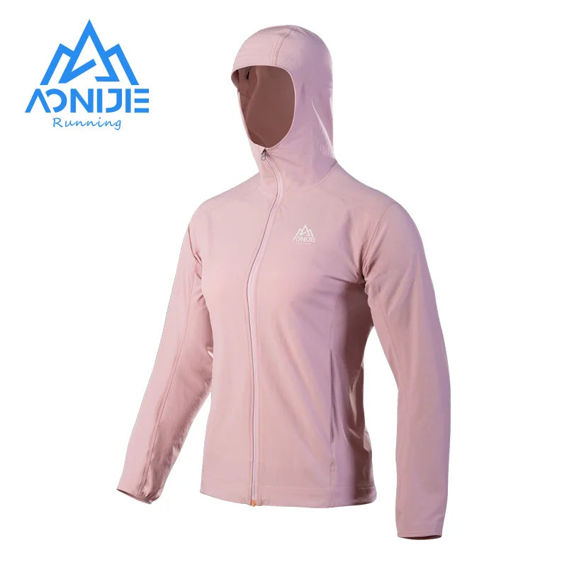 AONIJIE FW5136 Women’s Waterproof Hooded Sports Jacket: Lightweight Windbreaker for Running & Hiking