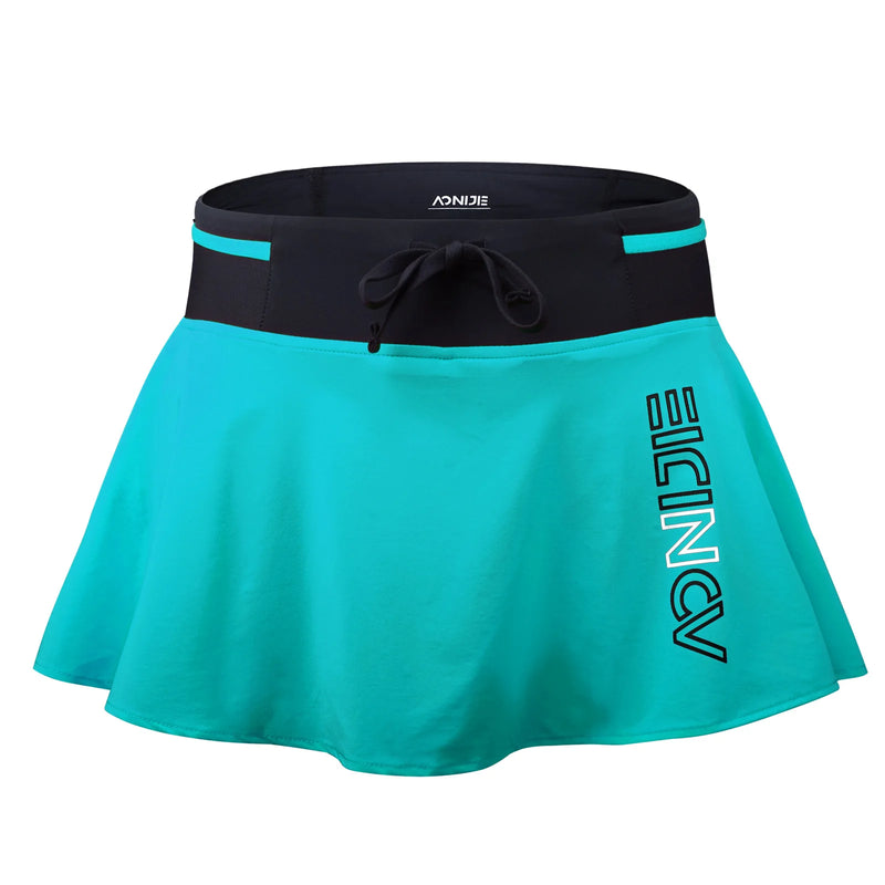 AONIJIE F5104 Women’s Quick-Dry Sports Skirt with Lining and Hidden Pocket | Running, Tennis, Gym