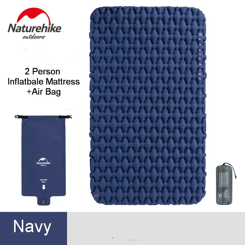 Naturehike 2-Person Inflatable Ultralight Camping Mattress with Fill Air Bag