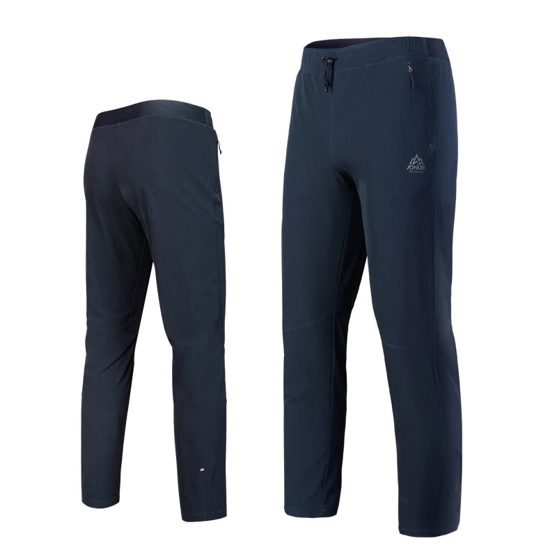 AONIJIE FM5140 Men’s Sports Pants | Breathable Semi-Elastic Waist Trousers for Running & Gym