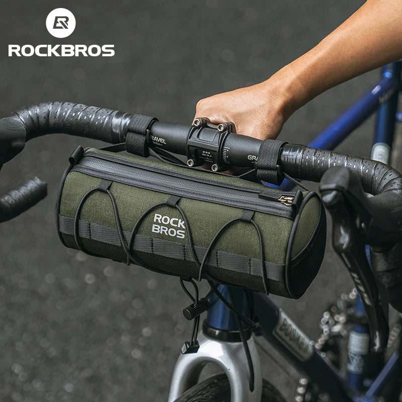 ROCKBROS 2L Waterproof Handlebar Bag with Shoulder Strap – Multi-Functional Bike Bag