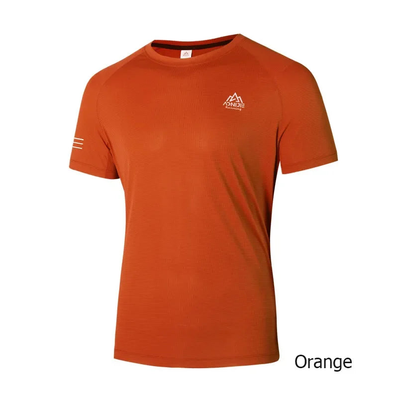 AONIJIE FM5125 Men’s Quick-Dry Running T-Shirt | Breathable Short Sleeve Gym Tee for Summer