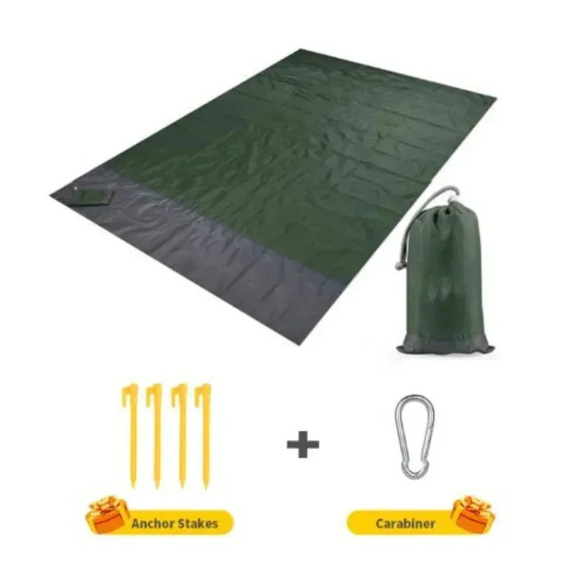 Waterproof Beach Mat Sand-Free Blanket: Portable Outdoor Picnic and Camping Solution