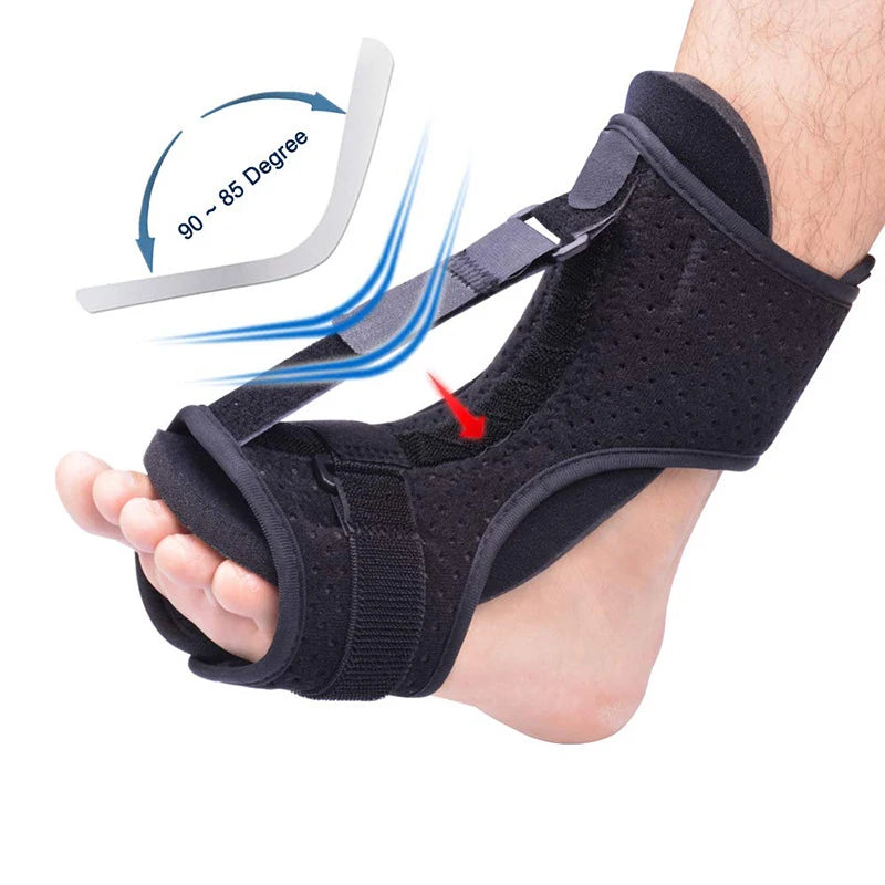 Adjustable Plantar Fasciitis Night Splint – Foot Drop Orthosis Brace for Pain Relief & Support