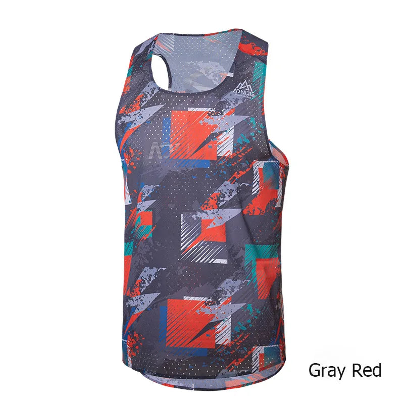 AONIJIE FM5155 Men's Ultra-Light Quick Dry Running Vest | Sleeveless for Marathon & Cross-Country