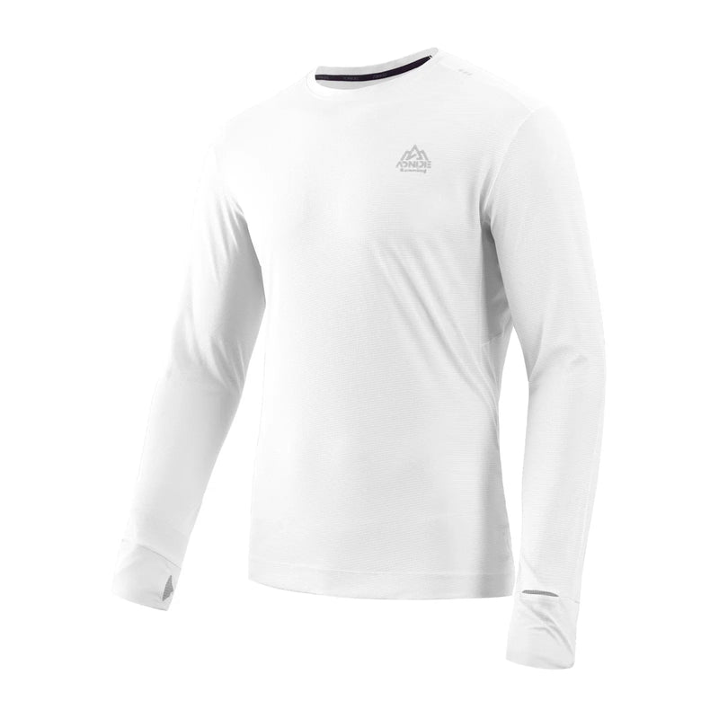 AONIJIE FM5127 Men’s Quick-Dry Running T-Shirt | Long Sleeves with Finger Holes for Training