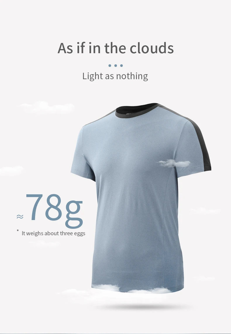 AONIJIE FM5122 Men’s Lightweight Quick-Drying Sports T-Shirt | Short Sleeve Top for Running & Gym