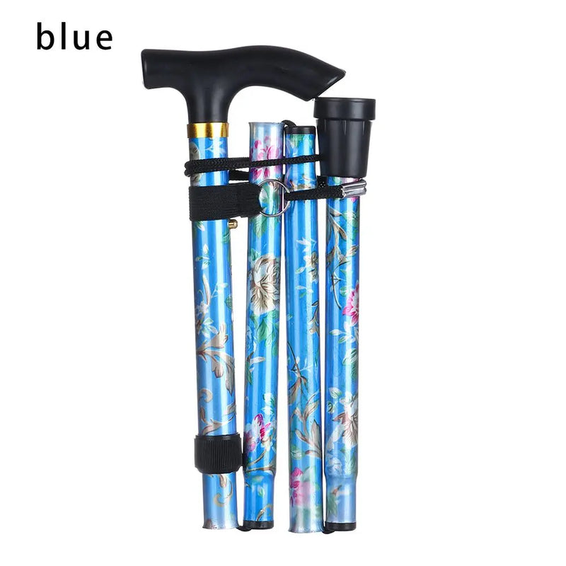 Collapsible Telescopic Walking Cane: Perfect Elderly Care Gift for Adults and Outdoor Adventures