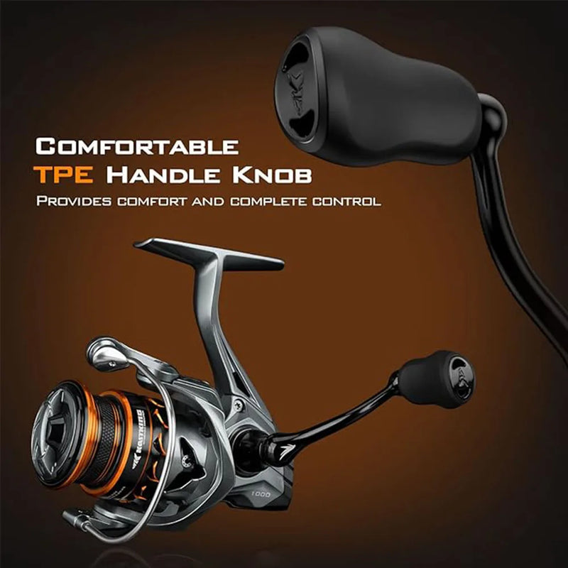 KASTKING Kestrel SFS Spinning Reel – 4.5KG Drag, 10+1 Bearings, 6.2:1 Gear Ratio, 1000 Size Carbon