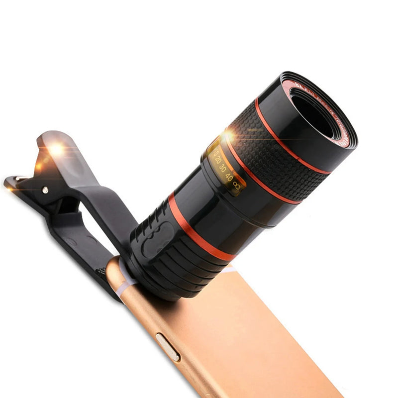 8x 12X 20X Long Focus Mobile Phone Lens 8x Mobile Phone Telescope HD Camera Lens External Zoom