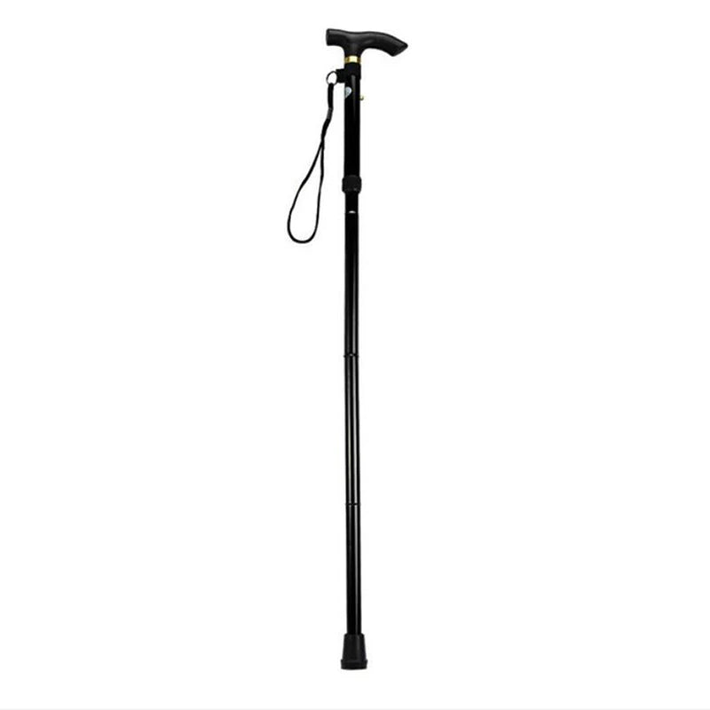 Telescopic Aluminum Alloy Walking Stick: Lightweight Folding Cane for Elderly People