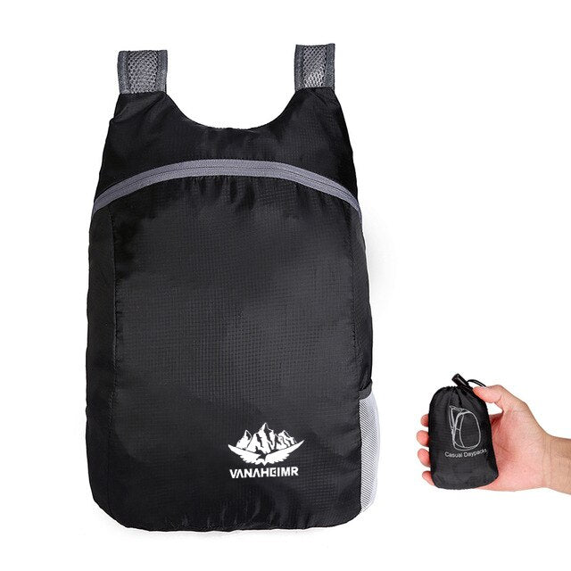 Foldable 15L Waterproof Travel Backpack, Men Women Hiking Backpack, Female Sport Bags, Outdoor