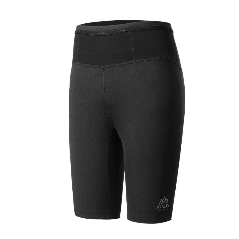 AONIJIE FW5149 Women’s Quick-Dry Compression Shorts | Skinny Midpants with Pockets for Running & Gym