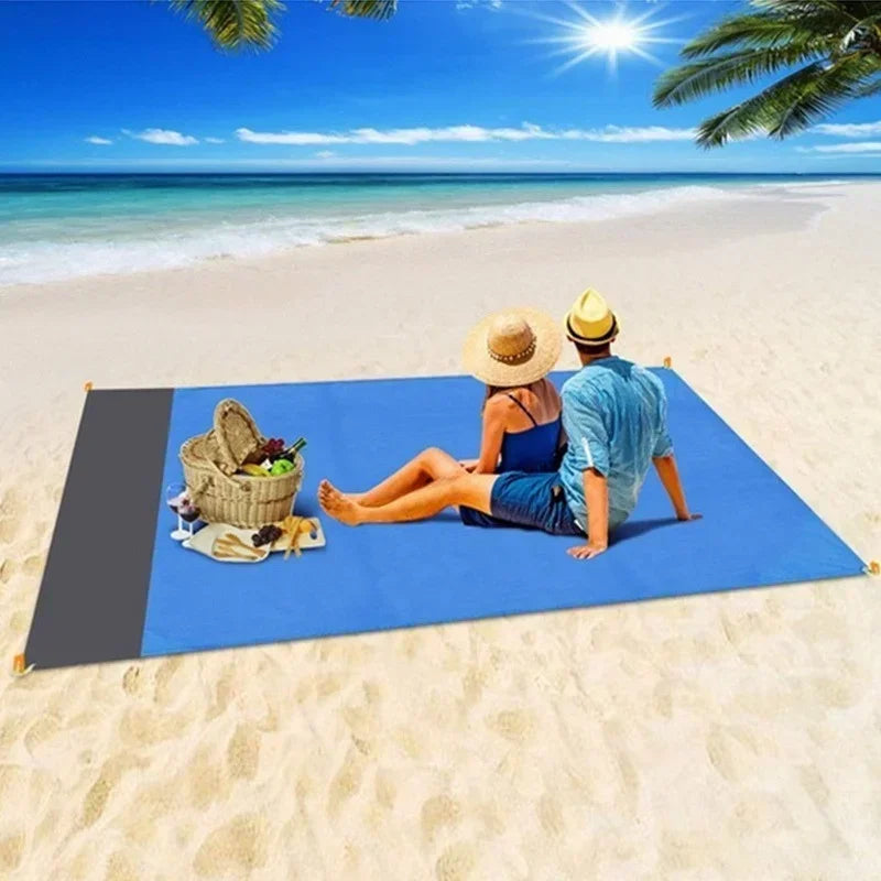 Waterproof Beach Mat Sand-Free Blanket: Portable Outdoor Picnic and Camping Solution