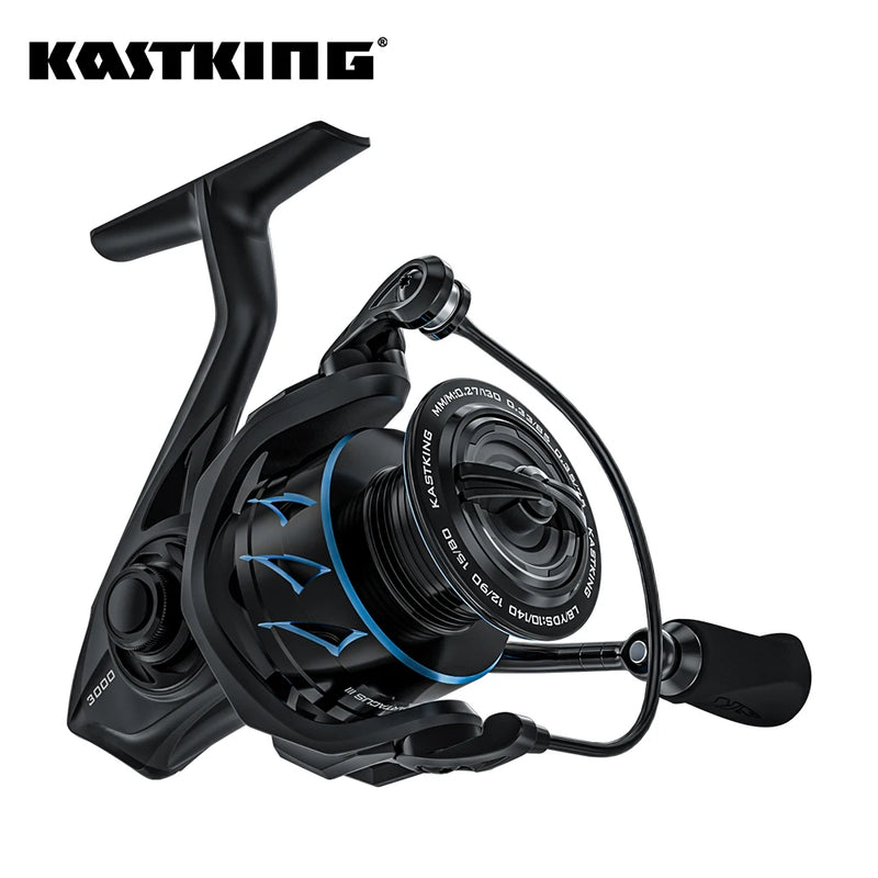 KastKing Spartacus III Water Resistant Spinning Reel 7-10KG Drag 6.2:1 Lightweight for Bass Fishing