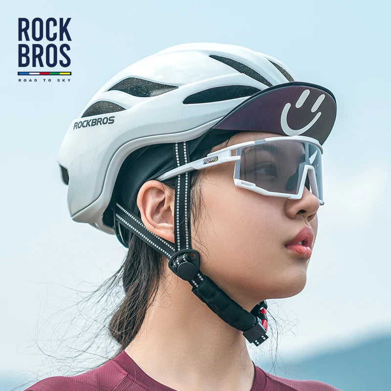 ROCKBROS Cycling Sunglasses Photochromic Polarized UV400 Bike Glasses for Outdoor Sports & Hiking