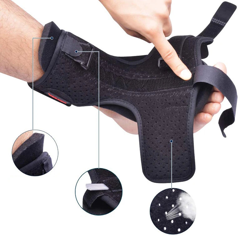 Adjustable Plantar Fasciitis Night Splint – Foot Drop Orthosis Brace for Pain Relief & Support