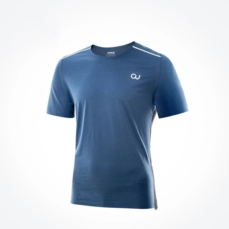 AONIJIE Men's Quick-Dry Seamless Running T-Shirt | Ultralight Marathon Training Tee