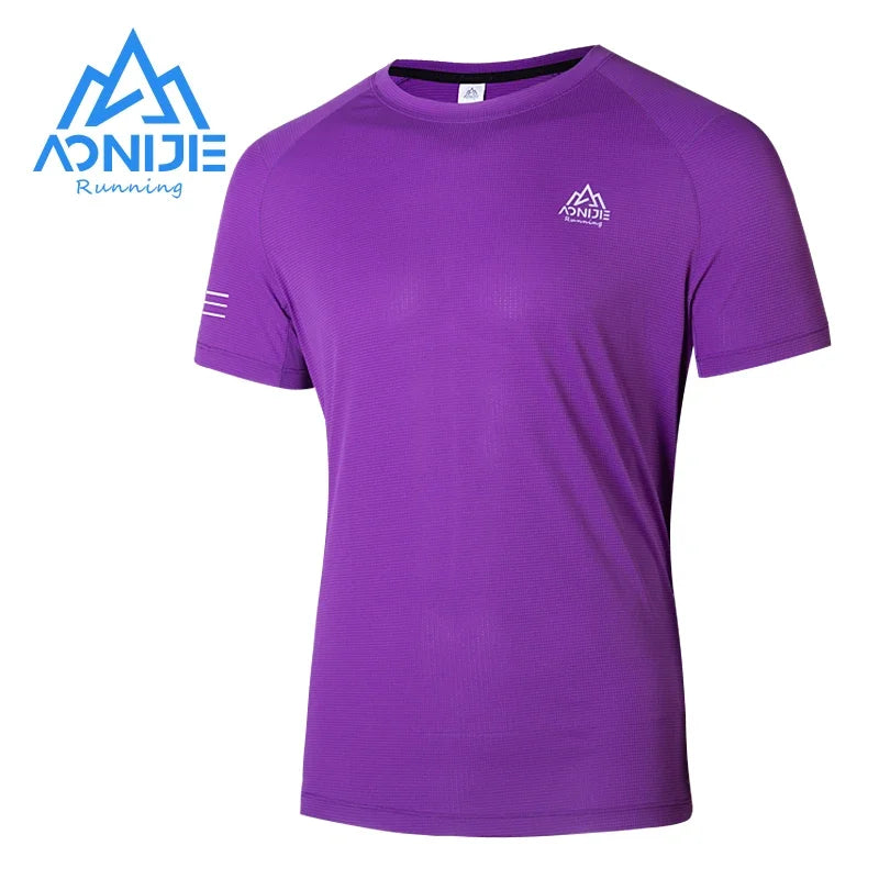 AONIJIE FM5125 Men’s Quick-Dry Running T-Shirt | Breathable Short Sleeve Gym Tee for Summer