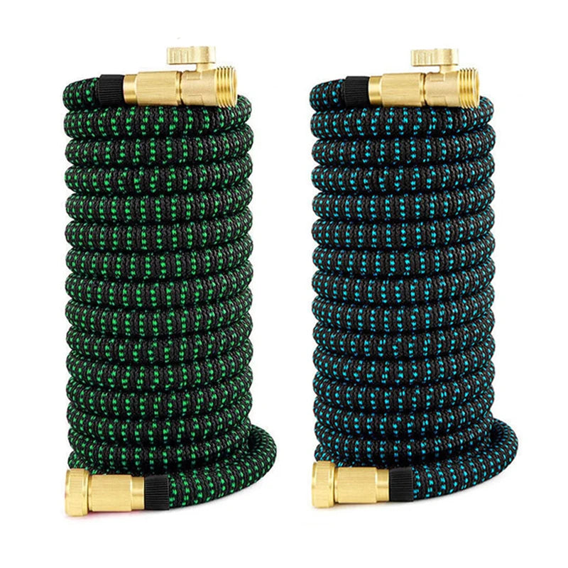 Expandable Garden Water Hose | 25-100FT Flexible High-Pressure Hose for Lawn & Car Washing