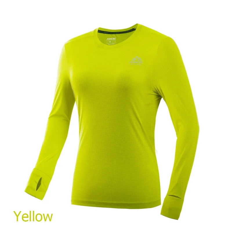 AONIJIE FW5133 Women’s Long-Sleeve Quick-Drying Sports Shirt | Running & Marathon Training Tee