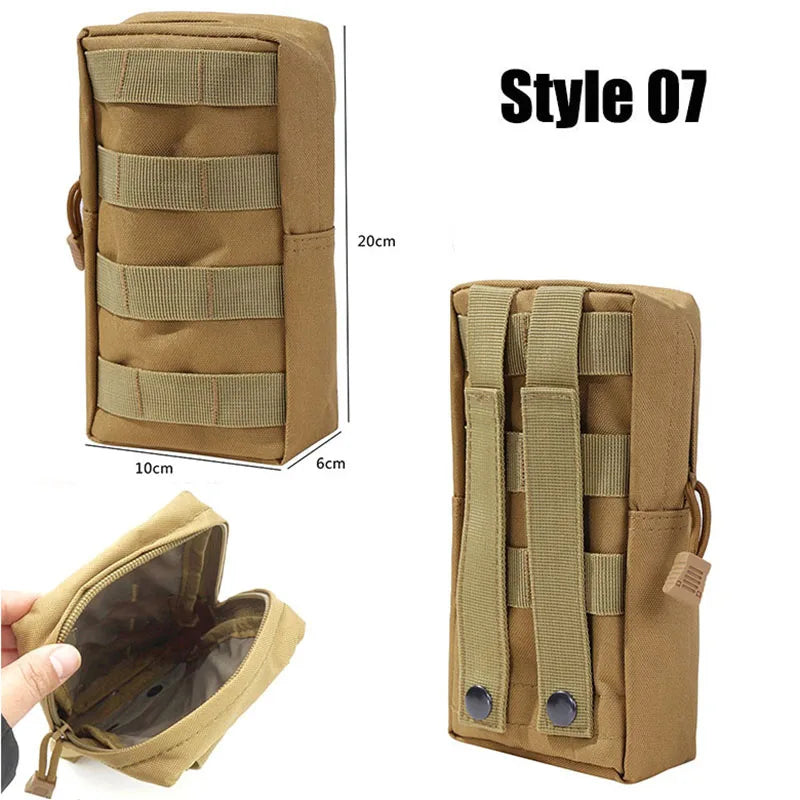 Ophidian Tactical MOLLE Waist Bag - EDC Gear Pouch for Hunting, Camping, and Outdoor Sports