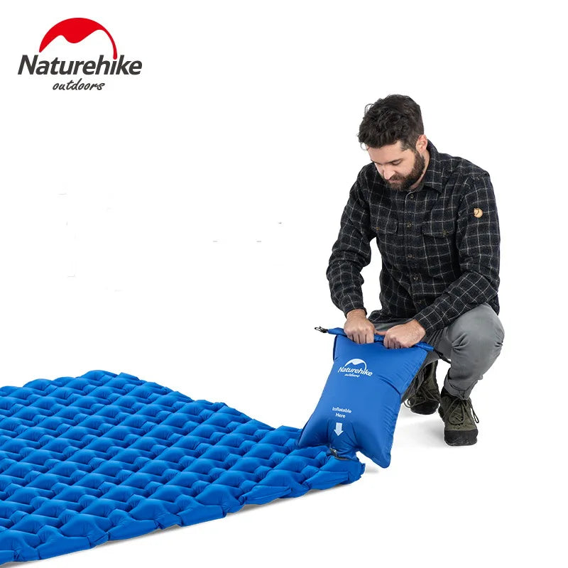 Naturehike 2-Person Inflatable Ultralight Camping Mattress with Fill Air Bag