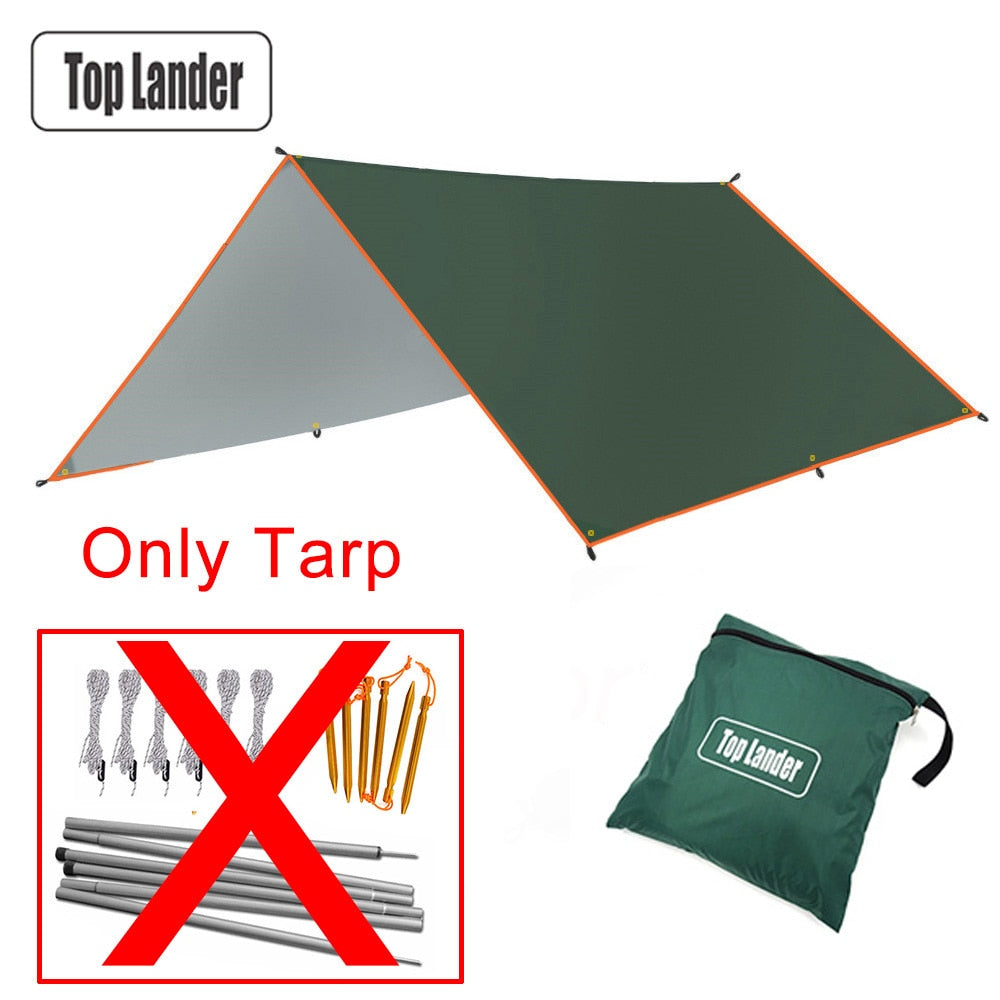 Awning Waterproof Tarp Tent Outdoor Camping Sun Shelter Canopy Sunshade