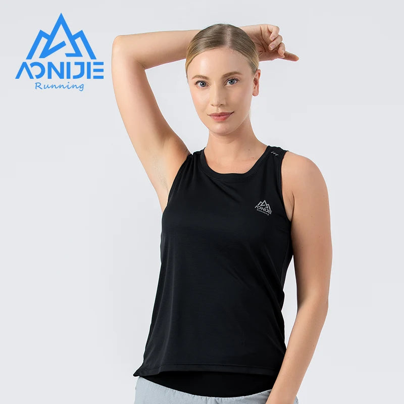 AONIJIE FW5129 Women’s Quick-Dry Breathable Tank Top | Sleeveless Sports Vest for Gym & Running