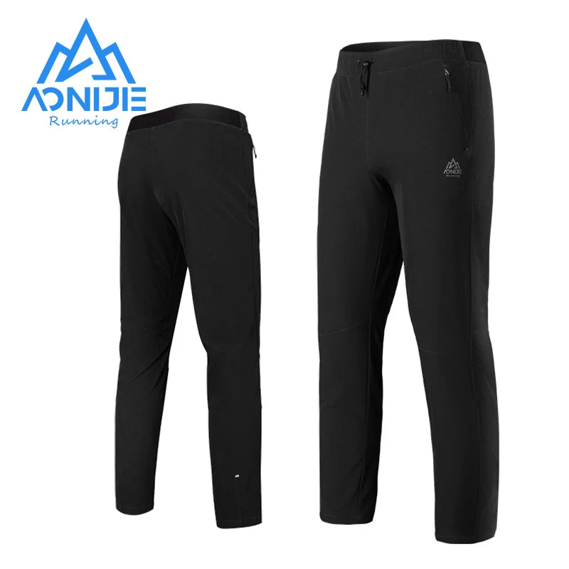 AONIJIE FM5140 Men’s Sports Pants | Breathable Semi-Elastic Waist Trousers for Running & Gym