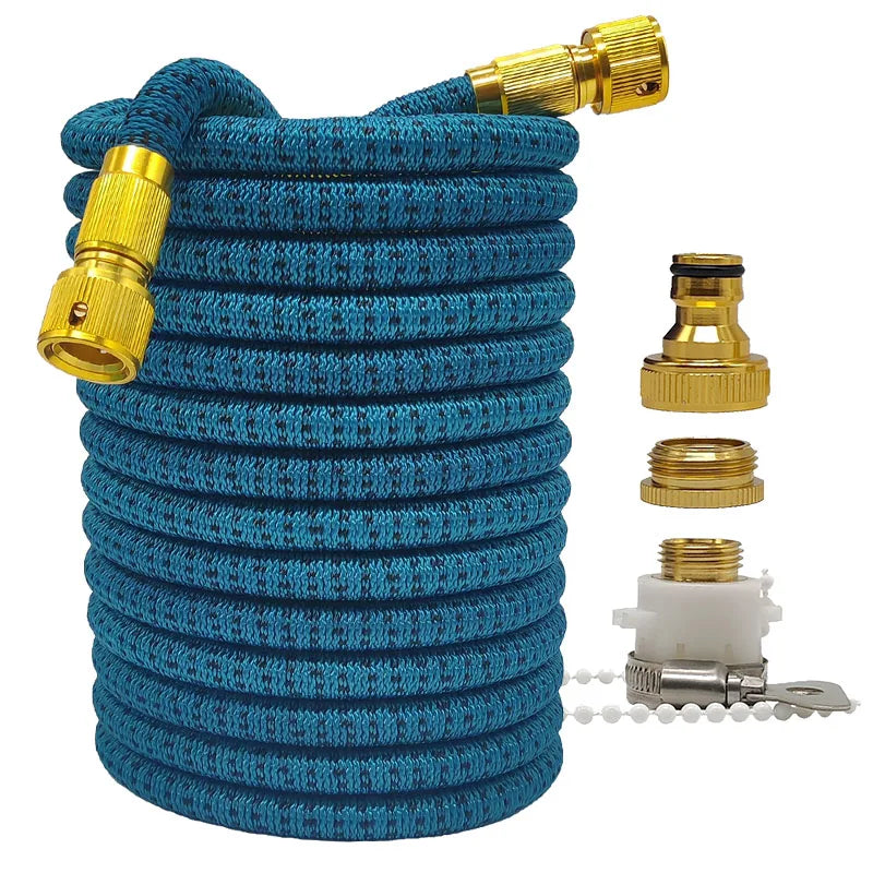 Expandable High-Pressure Garden Hose | 25-100FT Flexible Magic Hose for Irrigation & Car Washing