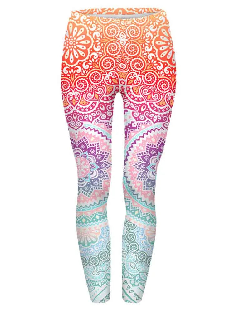 Women Legging Printing Fitness Leggins Fashion Slim Leggings High Waist Leggings Woman Pants