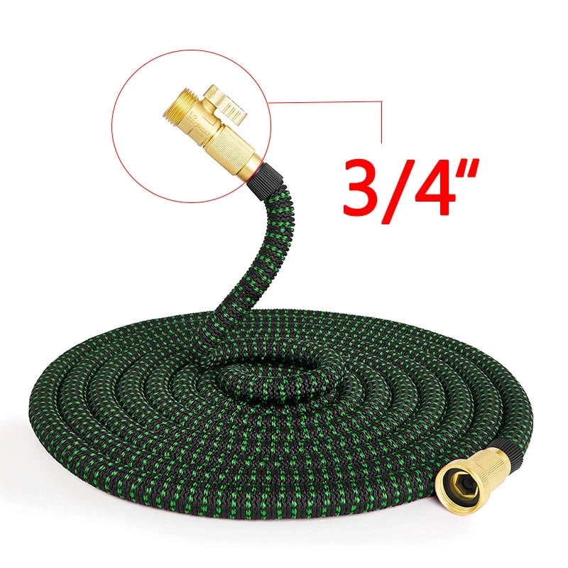 Expandable Garden Water Hose | 25-100FT Flexible High-Pressure Hose for Lawn & Car Washing