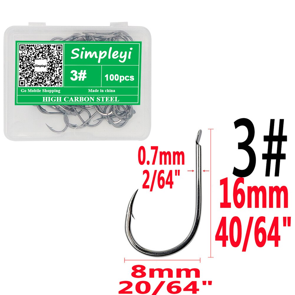 Cheap 100Pcs/Set Fishing Hooks Cover Stable Protective Portable