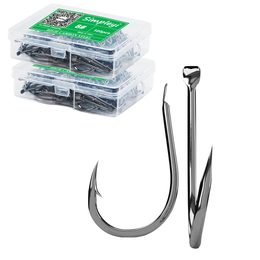 Fishing Hooks High Carbon Steel 2# 13# Carp Fishing Hooks In Fly Fishhooks  Jig Big Barbed Hook Pesca Fishing Accessories P230317 From Mengyang10,  $11.36