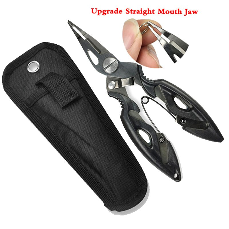 12.5cm Fishing Plier Scissor For Fishing Line Lure Cutter Hook Remover Stainless Steel Pliers