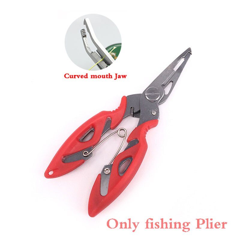 12.5cm Fishing Plier Scissor For Fishing Line Lure Cutter Hook Remover Stainless Steel Pliers