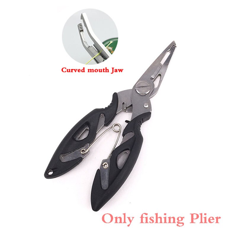 12.5cm Fishing Plier Scissor For Fishing Line Lure Cutter Hook Remover Stainless Steel Pliers