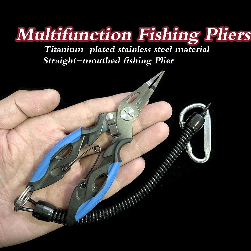 12.5cm Fishing Plier Scissor For Fishing Line Lure Cutter Hook Remover Stainless Steel Pliers