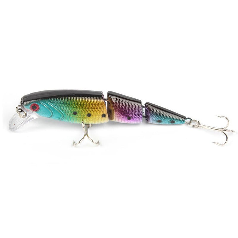 1PCS Jointed Fishing lure 10.5CM/15G Minnow plastic artificial fishing wobbler tools jerk fish esca tackle