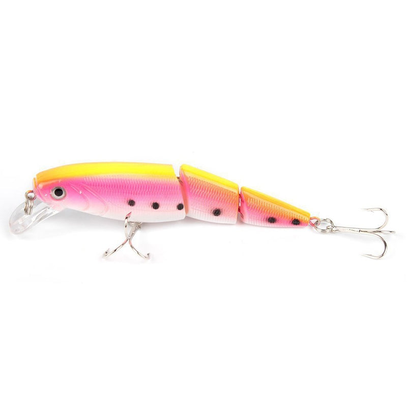 1PCS Jointed Fishing lure 10.5CM/15G Minnow plastic artificial fishing wobbler tools jerk fish esca tackle