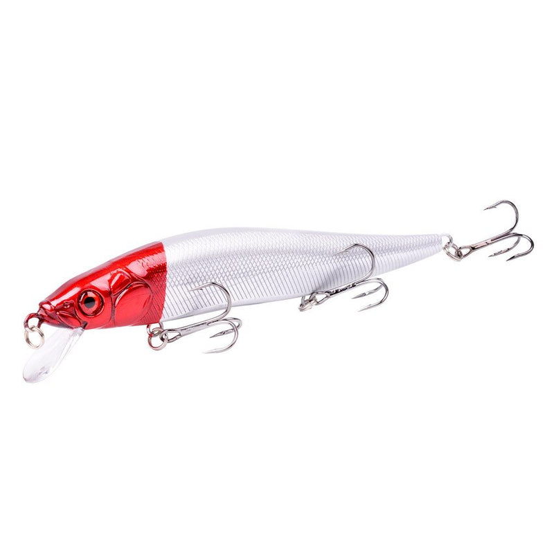 1Pcs 14cm 22.7g Topwater wobbler 3D Eyes Fishing Lure Minnow Hard Bait 3 fish Hooks Crankbait Floating Fishing Tackle