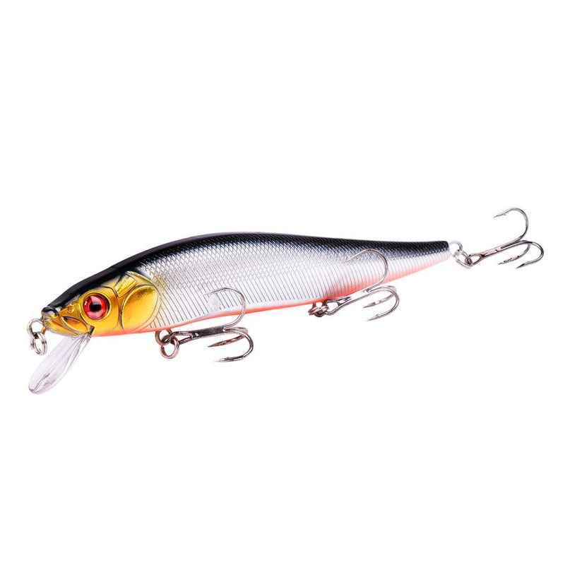 1Pcs 14cm 22.7g Topwater wobbler 3D Eyes Fishing Lure Minnow Hard Bait 3 fish Hooks Crankbait Floating Fishing Tackle