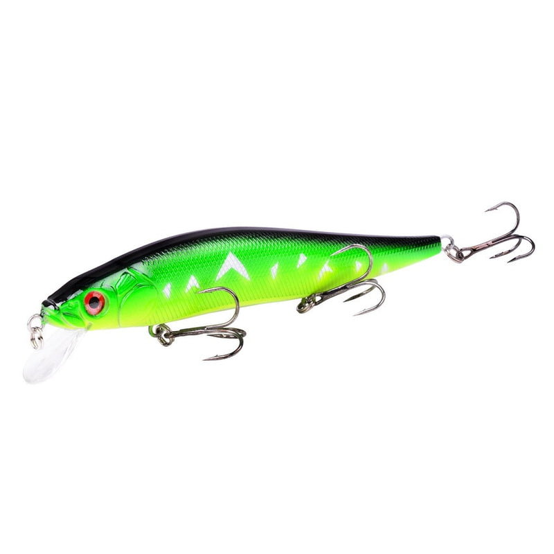 1Pcs 14cm 22.7g Topwater wobbler 3D Eyes Fishing Lure Minnow Hard Bait 3 fish Hooks Crankbait Floating Fishing Tackle